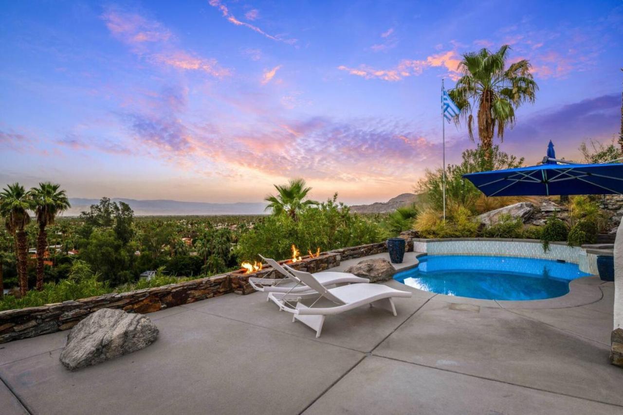 Santorini House Panoramic Views Palm Springs